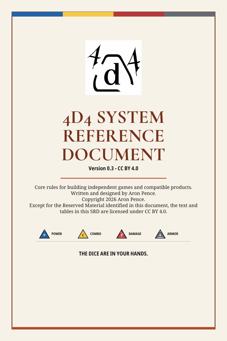 4d4 System Reference Document version 0.3 cover