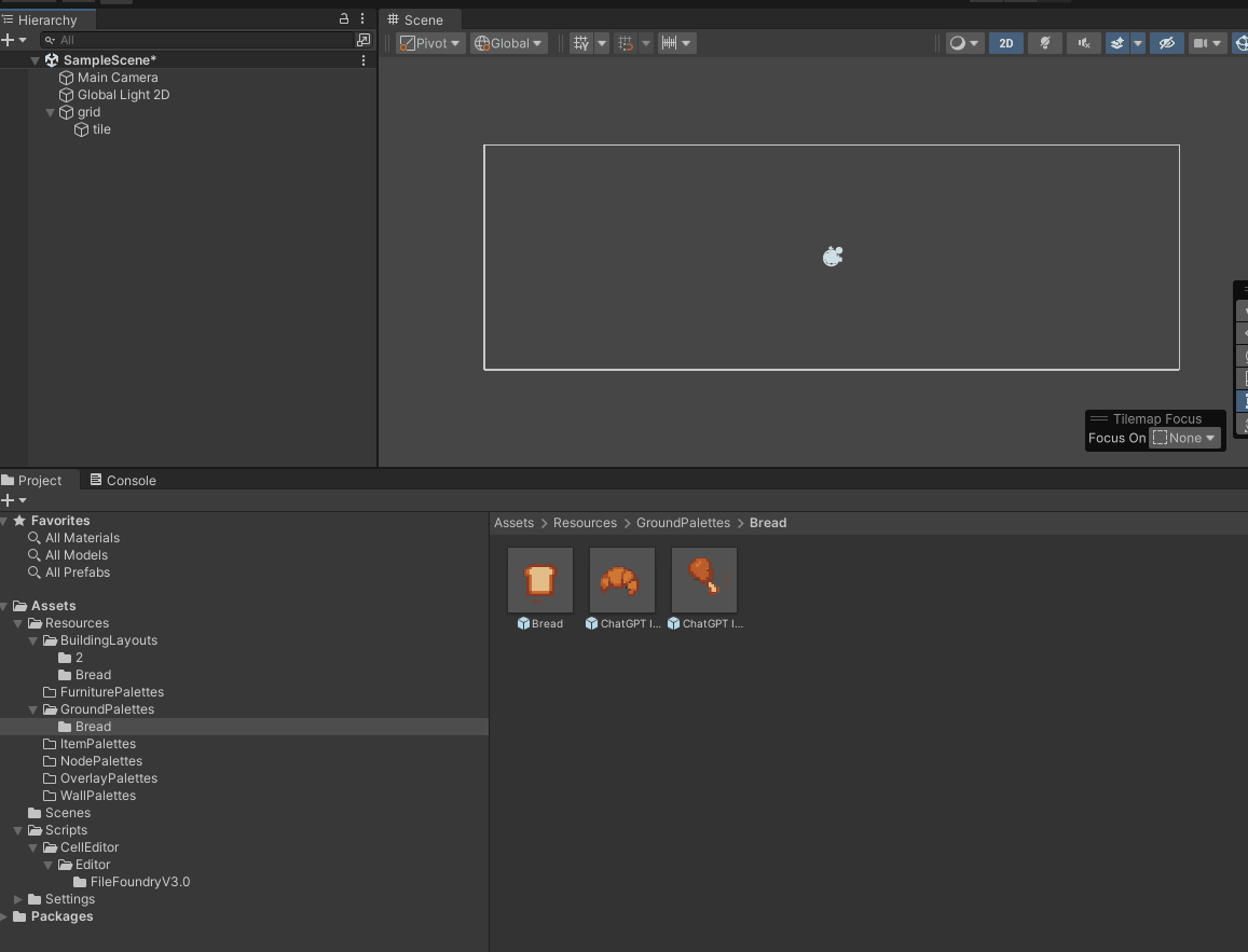 Initial TileFoundery editor preview